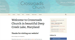 Desktop Screenshot of crossroadsthechurch.com